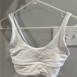 Lululemon Athletica White Sports Bra
